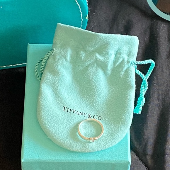 Tiffany & Co pink sapphire heart ring 5.5 - Picture 10 of 16